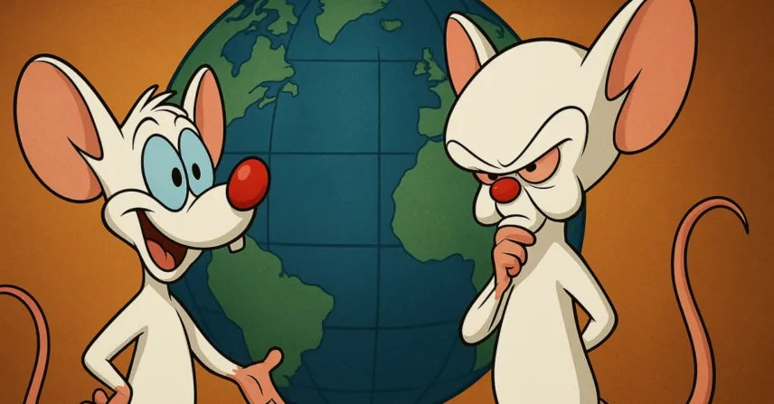 Pinky e Cérebro: Gênios ratos e o sonho de domínio mundial