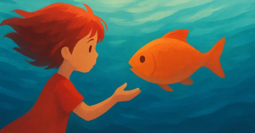 Ponyo: O amor mágico da menina peixe de Miyazaki no fundo do mar