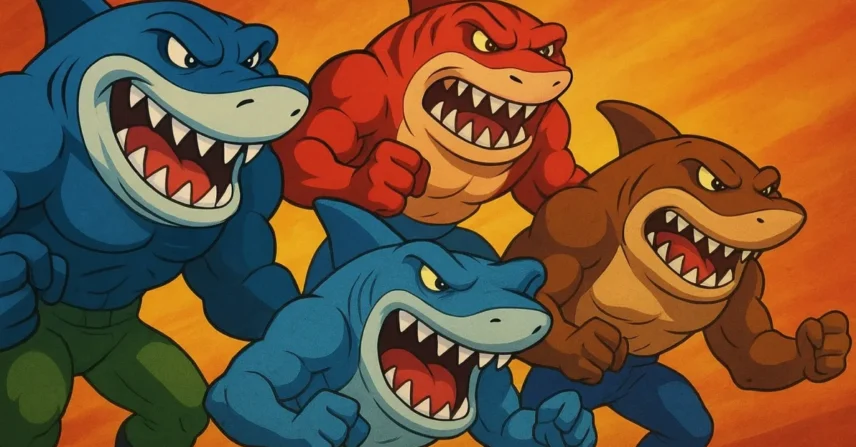 Street Sharks: Tubarões mutantes dominaram a TV 80 com ação